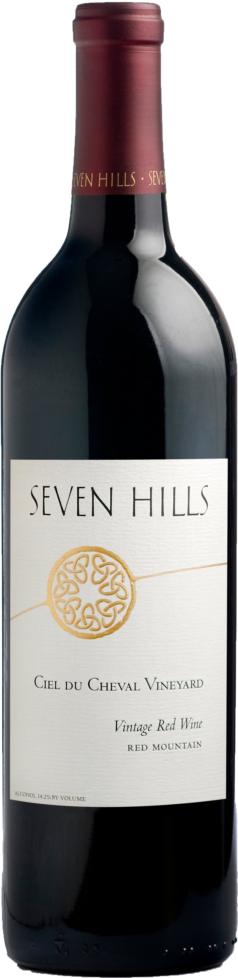 Seven Hills, Ciel De Cheval, Bordeaux Red Blend, Red Mountain, 2016